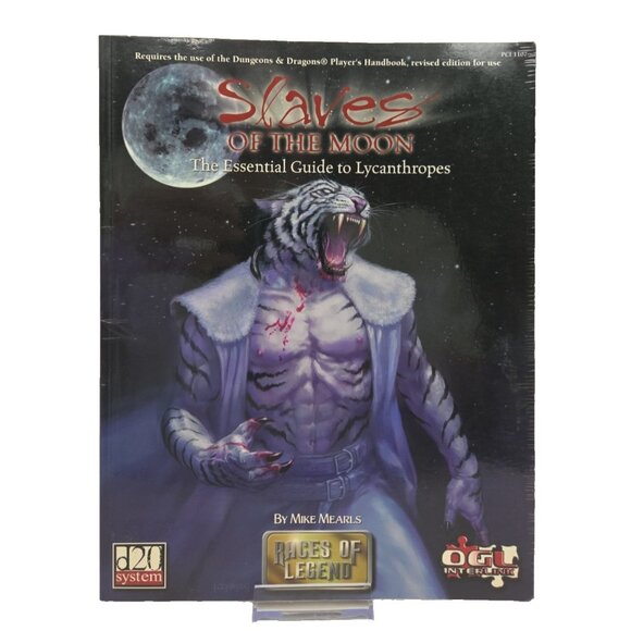 Slaves Of The Moon Essential Guide to Lycanthropes Rages of Legend d20 2004 Good - Picture 1 of 12